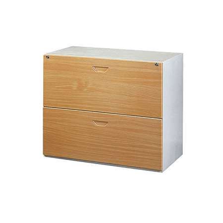 WD-2 鋼木雙抽屜/鐵櫃