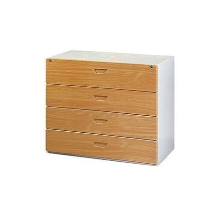 WD-4B鋼木抽屜四層式 鋼木櫃/鐵櫃