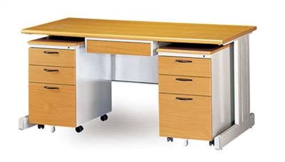HU160*70 中抽+雙活動櫃 木紋